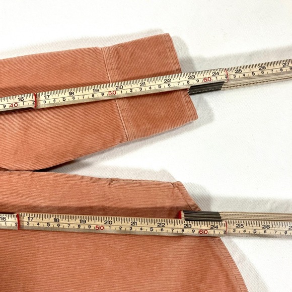 Everlane Corduroy Oversized Shirt Jacket Womens XXS Blush Pink Button Front Soft - Picture 7 of 10
